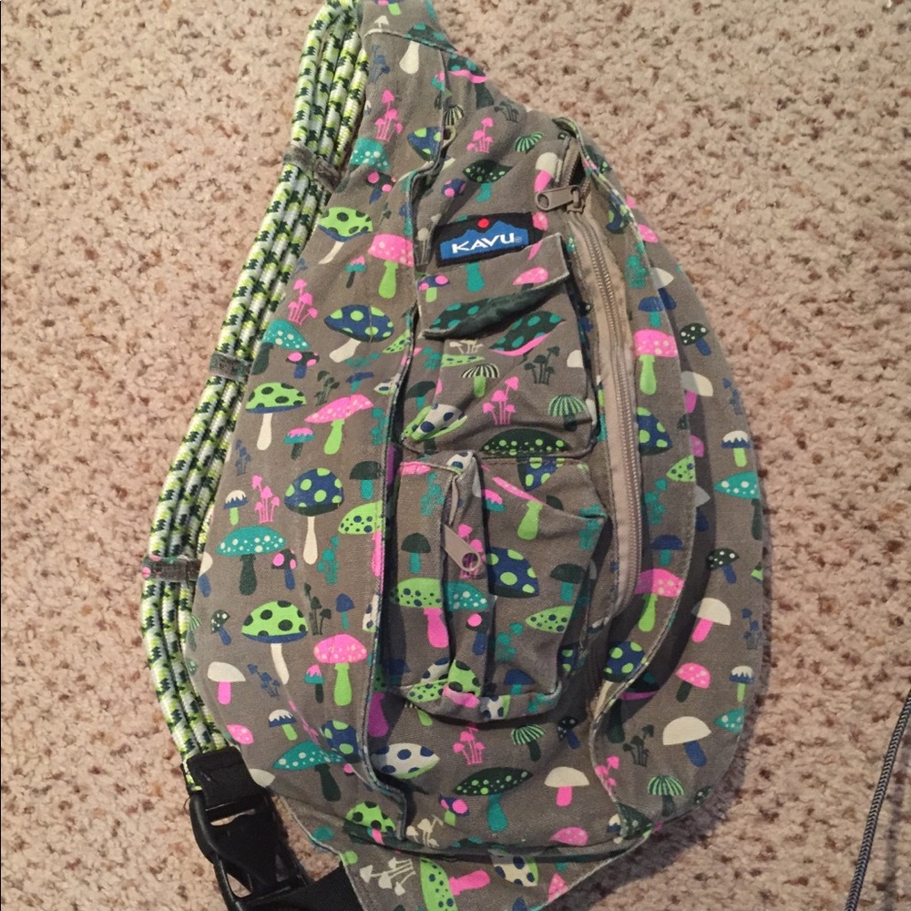 RARE! Mushroom Kavu Rope Bag